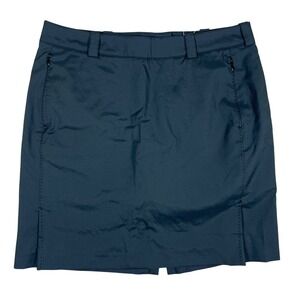 NWT Nike Golf Tour Performance Dri Fit Skort Womens Size 10 Athletic Black Retro